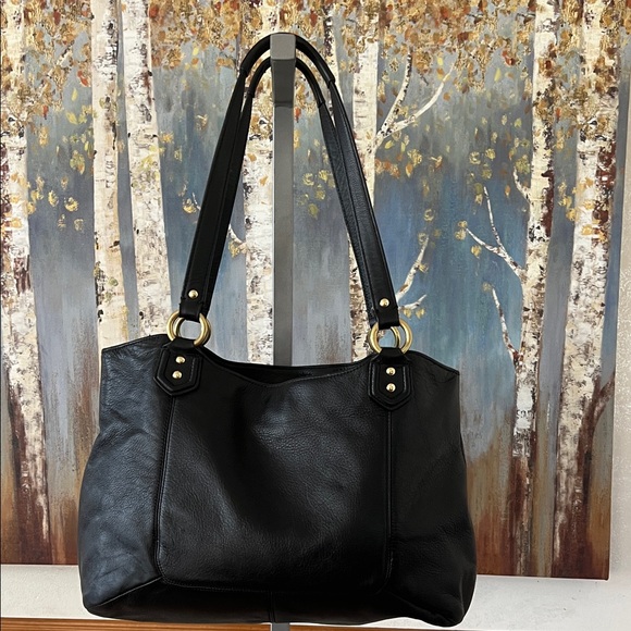 Coach Campbell Black Leather Bag  F24961 - Picture 5 of 15